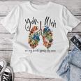 Yahweh Our Very Breath Speaks His Name Floral Lung Flowers Women T-shirt Funny Gifts