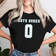 0 Days Sober Drinking Alcohol Lover Adult Men Women T-shirt Gifts for Her