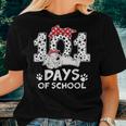 100 Days Of School Dalmatian Dog Girl 100 Days Smarter Women T-shirt Gifts for Her