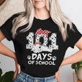 100 Days Of School Dalmatian Dog Girl 100 Days Smarter Women T-shirt Gifts for Her