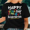 100 Days Of School Teacher 100Th Day Of Kindergarten Women T-shirt Gifts for Her