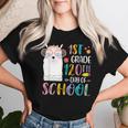 120Th Day Of School No Prob Llama 120 Days Of 1St Grade Women T-shirt Gifts for Her