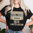 1974Intage Birthday Cassetteintage Dad Mum T-shirt Frauen Geschenke für Sie