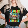 3Rd Grade Level Complete Video Gamer Boy Last Day Of School Women T-shirt Gifts for Her