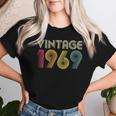 50Th Birthday Vintage 1969 Retro Mom Dad Women T-shirt Gifts for Her