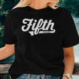 5Th Grade Team School Teacher Fifth Baseball-Style Women T-shirt Gifts for Her