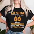 80 Cumpleaños Hombres Es 80 Años Nacidos En 1944 Camiseta de mujer Regalos para ella