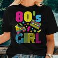 80S Girl 1980S Theme Party 80S Costume Outfit Girls Women T-shirt Gifts for Her