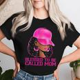 African American Afro Blessed To Be Called Mom Women T-shirt Gifts for Her
