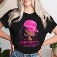 African American Afro Queen Sassy Black Woman Unbothered Women T-shirt Gifts for Her