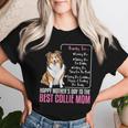 Alles Gute Zum Muttertag An Die Beste Collie-Mama Collie Dog Mom T-shirt Frauen Geschenke für Sie