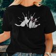 Alley Cat Tipping Pins Bowling Women T-shirt Gifts for Her