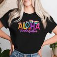 Aloha Kindergarten Summer Beach Vacation Teacher School Women T-shirt Gifts for Her