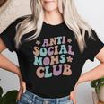 Anti Social Moms Club Auf Der Rückseite T-shirt Frauen Geschenke für Sie