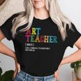 Art Teacher Definition Camiseta de mujer Regalos para ella