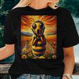Artsy Apparel For Bee Lovers Artistic Bee Women T-shirt Gifts for Her