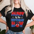 Aunt Of The Birthday Boy Spider Family Matching Women T-shirt Gifts for Her