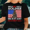 My Aunt Is A Soldier Hero Proud Army Niece Military Family Women T-shirt Gifts for Her
