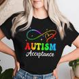 Autism Awareness Acceptance Infinity Symbol Kid Women T-shirt Gifts for Her