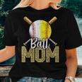 Ball Mom Baseball Softball Mama Mother's Day 2023 Women T-shirt Gifts for Her
