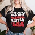 In My Baseball Sister Era Groovy Baseball Sister Women T-shirt Gifts for Her