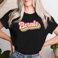 Bernie Pride Month Lgbtq Rainbow Flag Name Personalised Women T-shirt Gifts for Her