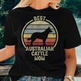 Best Dog Mother Mom Vintage Australian Cattle Dog Women T-shirt Gifts for Her
