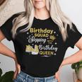 Birthday Squad Shoes Stepping With The Birthday Queen Women T-shirt Gifts for Her