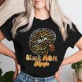 Black History Month Black Mom Magic Melanin Women T-shirt Gifts for Her