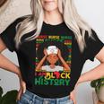 Black Woman Nurse Afro Retro Black History Month Women Women T-shirt Gifts for Her