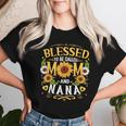 Blessed To Be Called Mom And Nana Sunflower Mother's Day Women T-shirt Gifts for Her