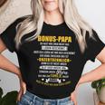 Bonus Papa Slogan Inzerseparlich Danke Für Stepdaughter T-shirt Frauen Geschenke für Sie