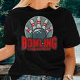Bowling For MenBowling Champion Vintage Women T-shirt Gifts for Her