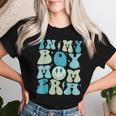 In My Boy Mom Era Groovy Retro Happy Mother's Day Mom Life Women T-shirt Gifts for Her