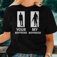 My Boyfriend Is In Army Proud Girlfriend Couple Joke Women T-shirt Gifts for Her
