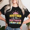 Brother Of The Birthday Princess Girl Matching Family Women T-shirt Gifts for Her