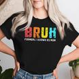 Bruh Formerly Known As Mom Mom Mother's Day Women T-shirt Gifts for Her
