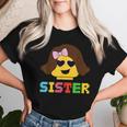 Building Bricks Blocks Sister Master Builder Family Matching Women T-shirt Gifts for Her