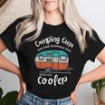 Camping Grandma Wie Eine Normale Oma Nuriel Cooler T-shirt Frauen Geschenke für Sie