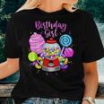 Candy Machine Birthday Girl Sweet Candyland Matching Family Women T-shirt Gifts for Her
