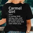 Carmel Girl In Indiana City Home Roots Women T-shirt Gifts for Her