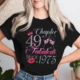 Chapter 49 Fabulous Since 1975 49Th Birthday For Women Women T-shirt Gifts for Her