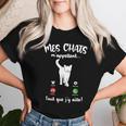 Chat Humour Drôle Fille Mes Chats M'appellent T-shirt femme Cadeaux pour elle