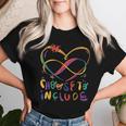 Choose To Include Autism Awareness Teacher Special Education Women T-shirt Gifts for Her