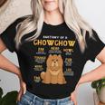 Chow Chow Anatomy Of Mom Dad Dog Women T-shirt Gifts for Her