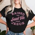 Christian Southern Girls Sweet Tea And Jesus Women T-shirt Gifts for Her