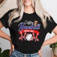 Coffee & Baseball Travel Ball Mom Women T-shirt Gifts for Her