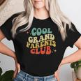 Cool Grandparent Club Vintage Grandpa Grandma Family Women T-shirt Gifts for Her