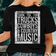 County Girl Thx For Trucks Cowboys Country Music Amen Women T-shirt Gifts for Her