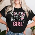 Cousin Of The Birthday Girl Farm Cow 1 St Birthday Girl Women T-shirt Gifts for Her
